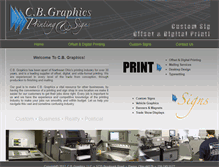 Tablet Screenshot of cbg-printing.com